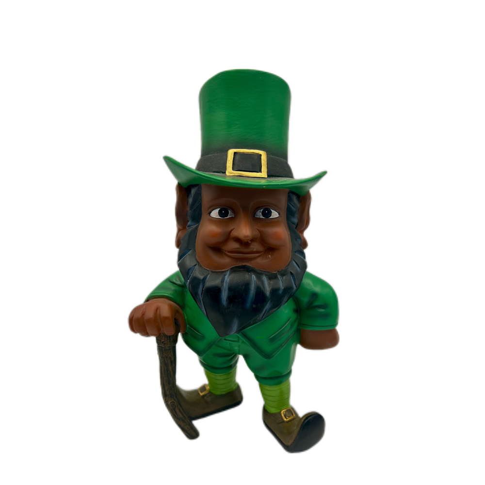 Black Leprechaun Figurine